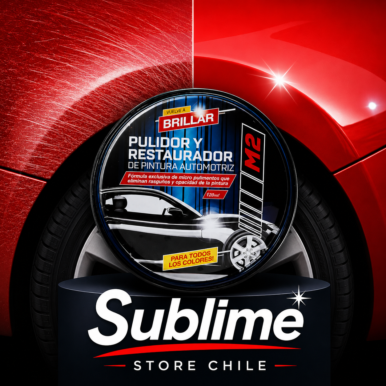 Crema de Auto Anti Rayones