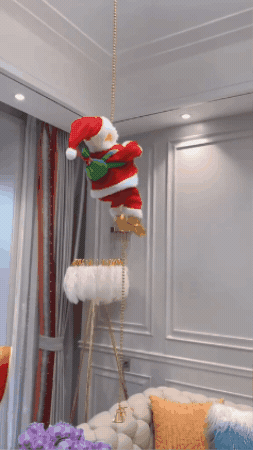 Papá Noel escalador 1