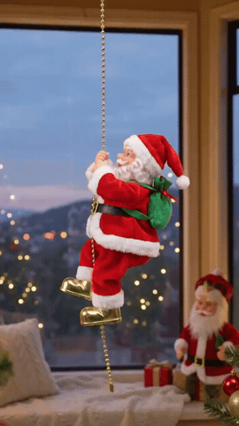 Papá Noel escalador 2